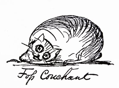 Postać kota (rysunek) autorstwa Edward Lear