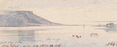 Aboo Zobat; godz. 9:30, 28 lutego 1867 r. (564) autorstwa Edward Lear