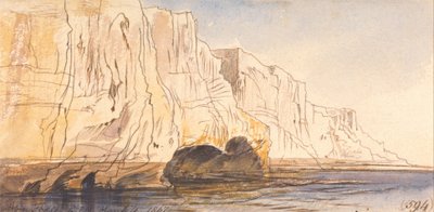 Abu Fodde, godz. 16:00, 4 marca 1867 r. (594) autorstwa Edward Lear