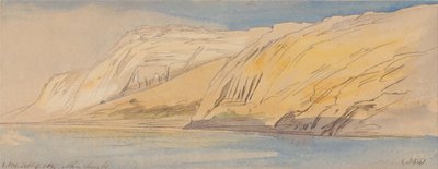 Abu Simbel, 13:00, 9 lutego 1867 r. (384) autorstwa Edward Lear