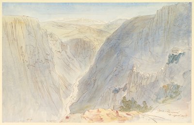 Agia Paraskevi, Epir, Grecja autorstwa Edward Lear