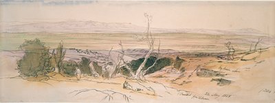 Baalbek z Libanu, 1858. autorstwa Edward Lear
