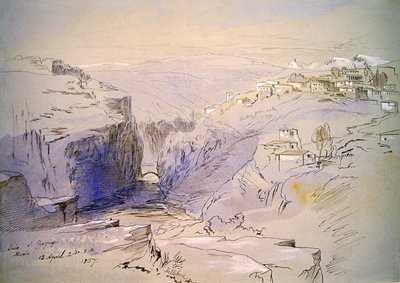 Baia, Zagora, Albania autorstwa Edward Lear