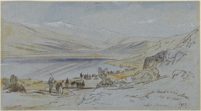 Birket el Yamouni autorstwa Edward Lear