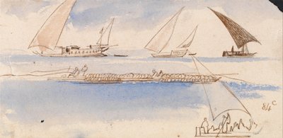 Łodzie autorstwa Edward Lear