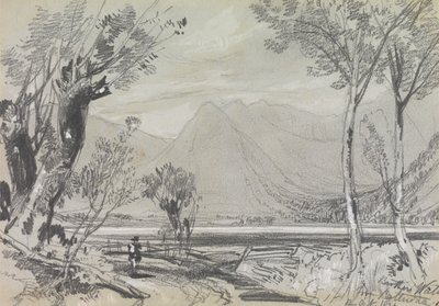 Brothers Water z Patterdale autorstwa Edward Lear
