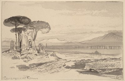 Okolice Rzymu autorstwa Edward Lear