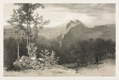 Civitella di Subiaco, c. 1840. autorstwa Edward Lear