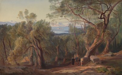 Corfu de Santa Decápolis autorstwa Edward Lear