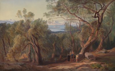 Korfu z Santa Decca, 1862. autorstwa Edward Lear