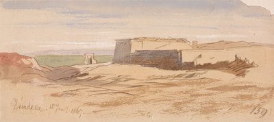 Dendera autorstwa Edward Lear