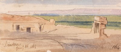 Dendera autorstwa Edward Lear