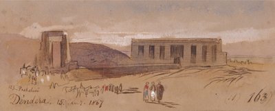 Dendera autorstwa Edward Lear