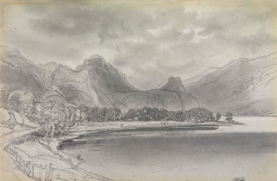 Derwentwater autorstwa Edward Lear