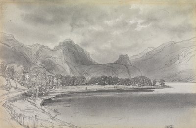 Derwentwater autorstwa Edward Lear