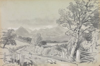 Derwentwater, wrzesień 1836 r. autorstwa Edward Lear