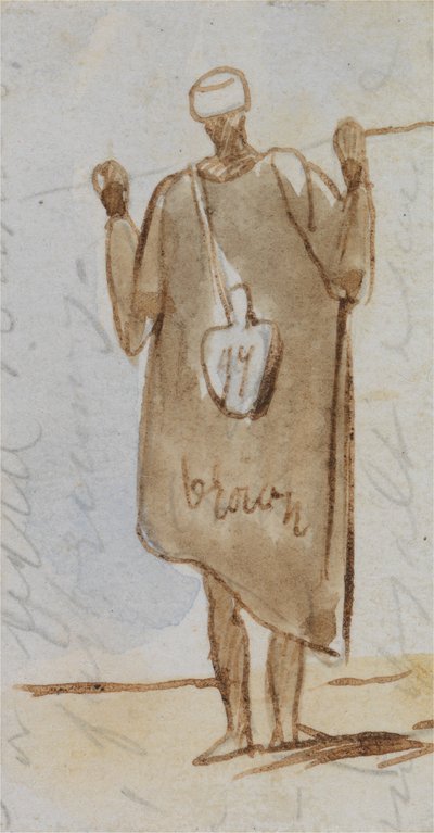 Egipcjanin autorstwa Edward Lear