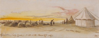 Gantara (Kanał Sueski), 5:25, 27 marca 1867 r. (20) autorstwa Edward Lear