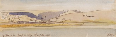 Garf Hosayn; godz. 16:20, 31 stycznia 1867 r. (304) autorstwa Edward Lear