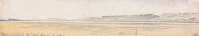 Gebel Es Silsilis autorstwa Edward Lear