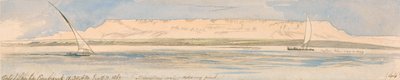 Gebel Sheikh Embarak autorstwa Edward Lear