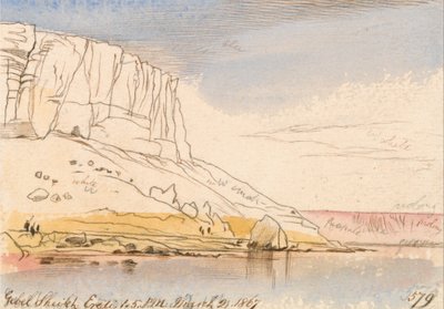 Gebel Sheikh Eredi autorstwa Edward Lear