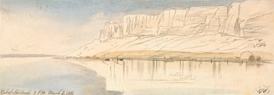 Gebel Sheikh Eredi autorstwa Edward Lear