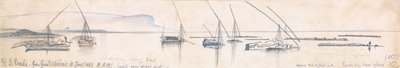 Spadkobiercy Gebel Sheikh z Gau el Kebir autorstwa Edward Lear