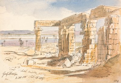 Gerf Hoseyn, 14:30, 15 lutego 1867 r. (484) autorstwa Edward Lear