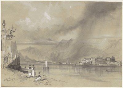 Isola Bella, Jezioro Maggiore autorstwa Edward Lear