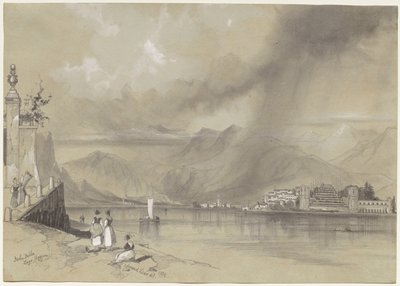 Isola Bella, Jezioro Maggiore, 1839. autorstwa Edward Lear