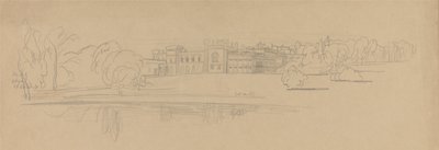 Knowsley Hall autorstwa Edward Lear