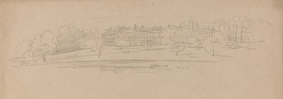 Knowsley Hall autorstwa Edward Lear