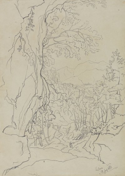 Jaskinia autorstwa Edward Lear