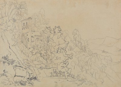 La Cava, 20 lipca 1838 r. autorstwa Edward Lear