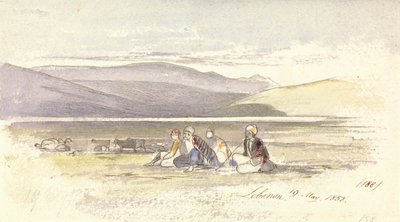 Liban autorstwa Edward Lear
