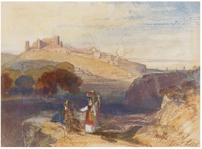 Melfi, Włochy autorstwa Edward Lear