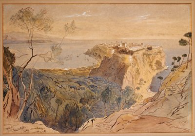 Monako, 1864 r. autorstwa Edward Lear
