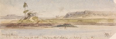 W pobliżu Garf Hossayn, 15:40, 31 stycznia 1867 r. (299) autorstwa Edward Lear