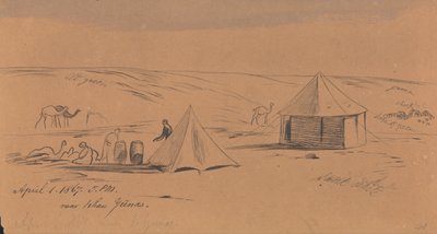 W pobliżu Khan Yunas autorstwa Edward Lear