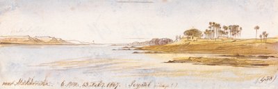 W pobliżu Maharraki, godzina 18:00, 13 lutego 1867 r. (458) autorstwa Edward Lear