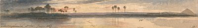 W pobliżu Mesghouneh autorstwa Edward Lear