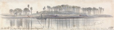 W pobliżu Negadeh, godz. 12:30, 17 stycznia 1867 r. (188) autorstwa Edward Lear
