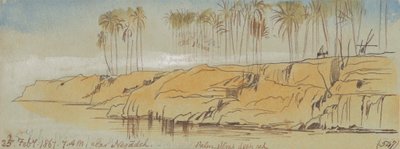 W pobliżu Negade. 7:00, 25 lutego 1867 (547) autorstwa Edward Lear