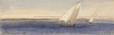 W pobliżu Nesle Sheikh Hassan, patrząc na południe autorstwa Edward Lear
