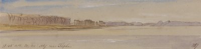 W pobliżu Tapha, 9:45 rano, 31 stycznia 1867 r. (287) autorstwa Edward Lear