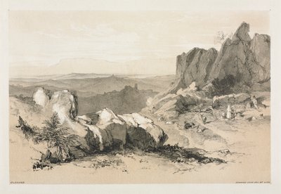 Olevano autorstwa Edward Lear