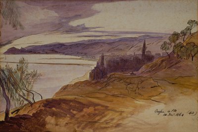 Oneglia autorstwa Edward Lear