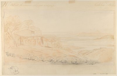 Pentedatelo, Kalabria, Włochy autorstwa Edward Lear