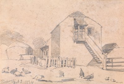 Peppering, 3 października 1834 r. autorstwa Edward Lear